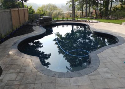 Beautiful New Backyard Pool in Oshawa Ontario